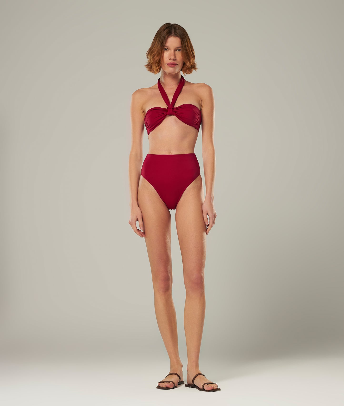 Vittoria Burgundy Bikini